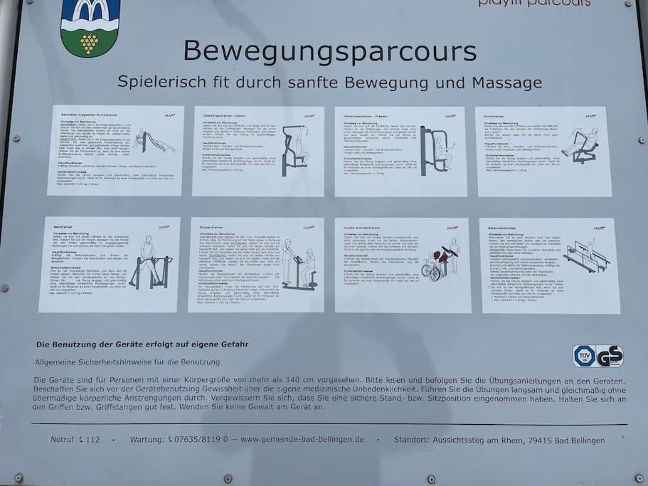 Vogesenblick Apartment Bad Bellingen Bagian luar foto